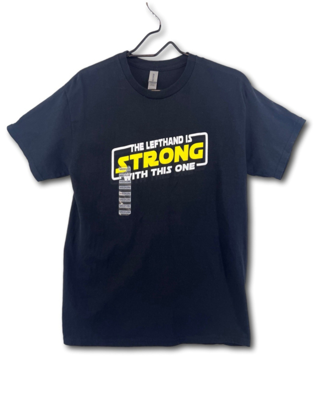 Star Wars Parody Quote Graphic T-shirt Unisex Size Medium Black NWOT